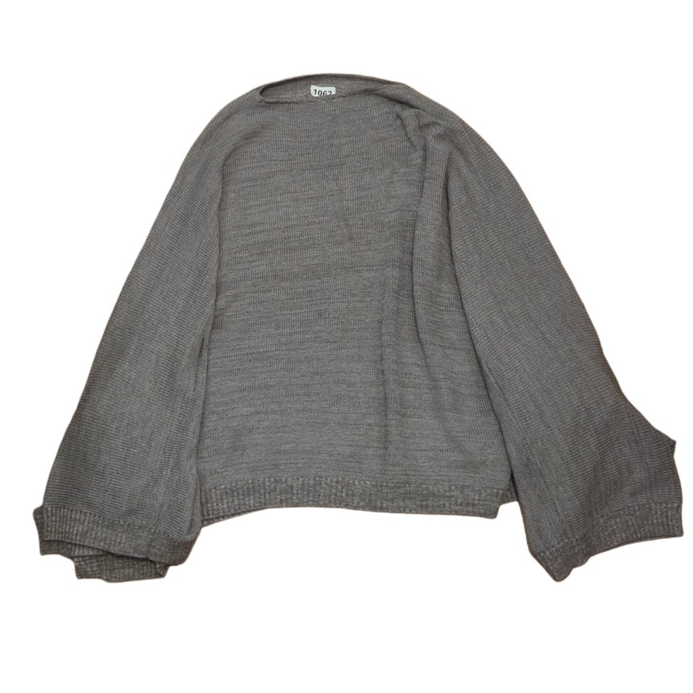 Lululemon Athletica On The Go Forward Flow Poncho Gray Knit Sweater!